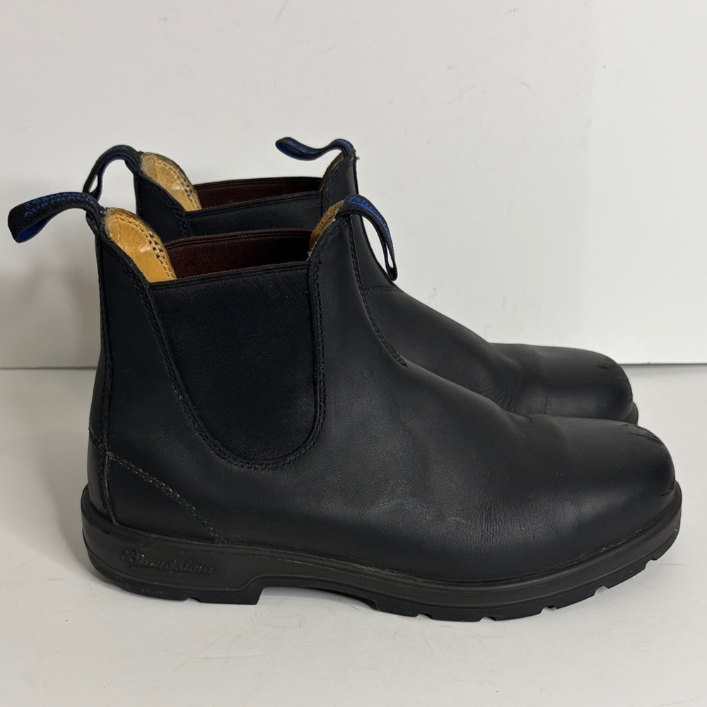 Blundstone Winter Boots AU 9.5 US 10.5 Mens Black Leather 560 Insulated Chelsea